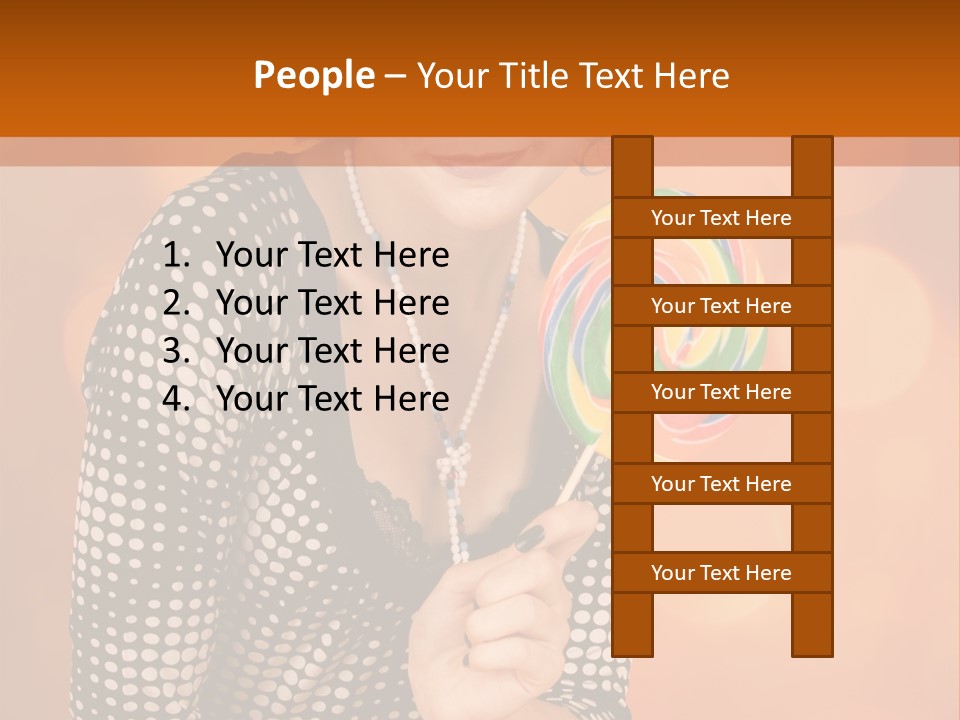 Exotic Bright Feminine PowerPoint Template