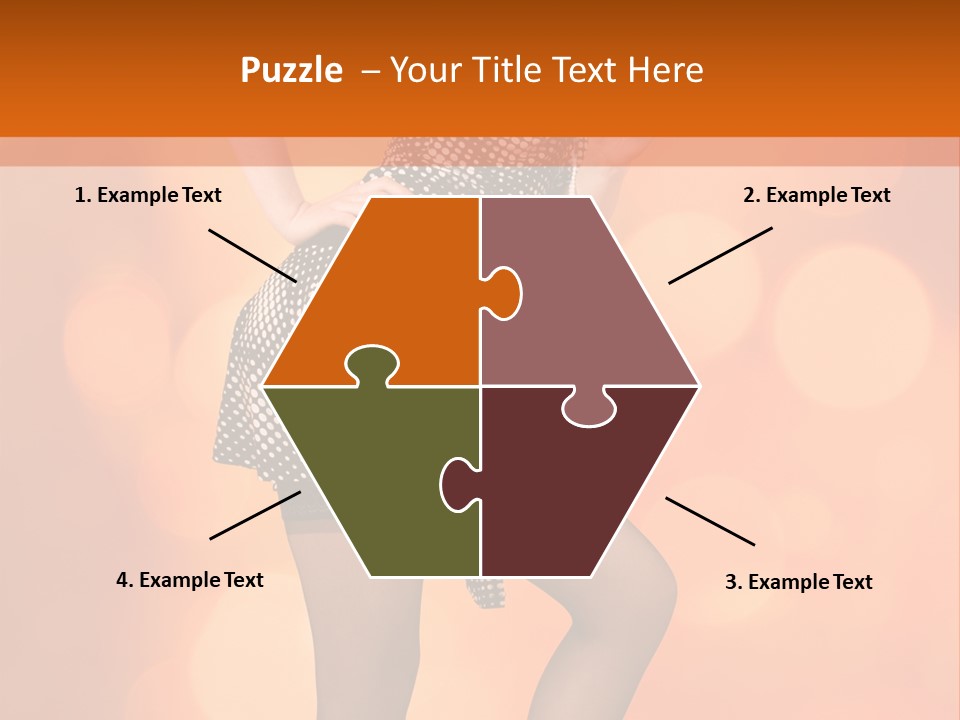 Close Up Expression Fashion PowerPoint Template