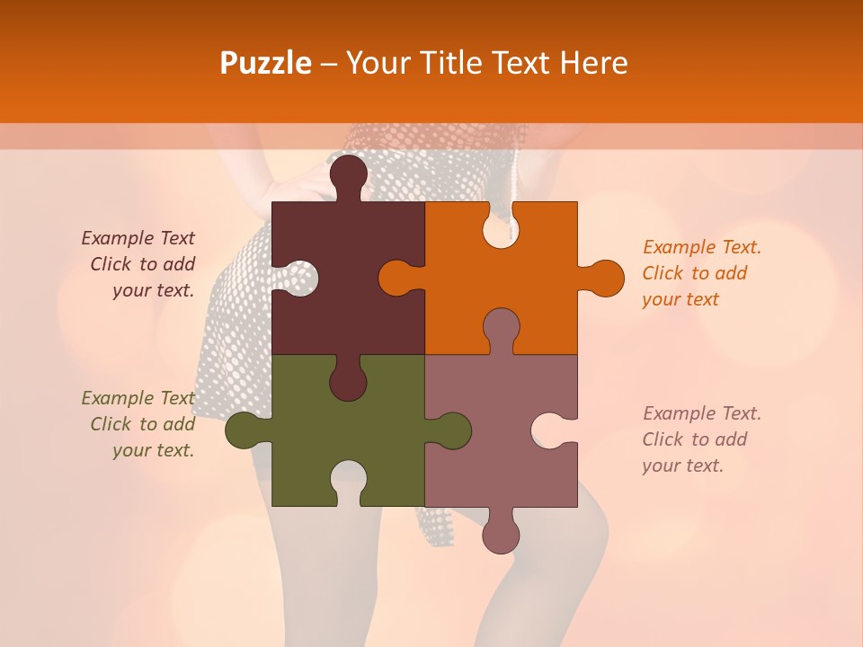 Close Up Expression Fashion PowerPoint Template