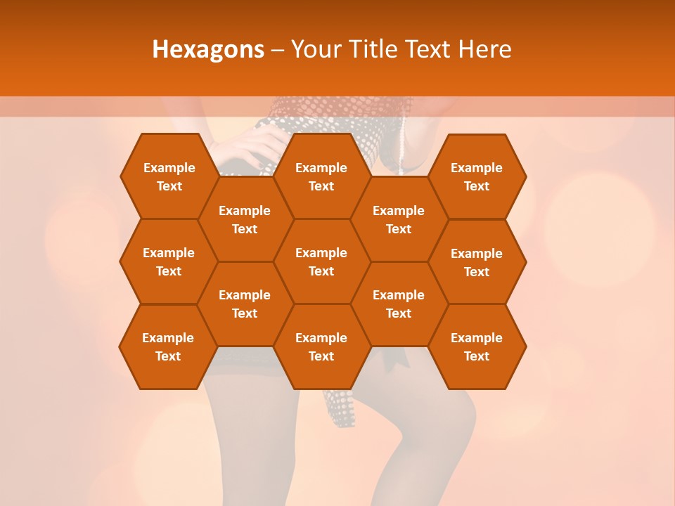 Close Up Expression Fashion PowerPoint Template