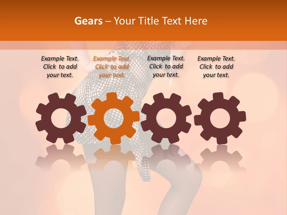 Close Up Expression Fashion PowerPoint Template