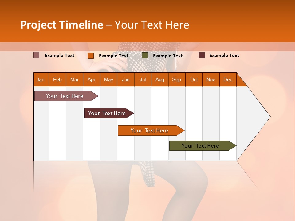 Close Up Expression Fashion PowerPoint Template