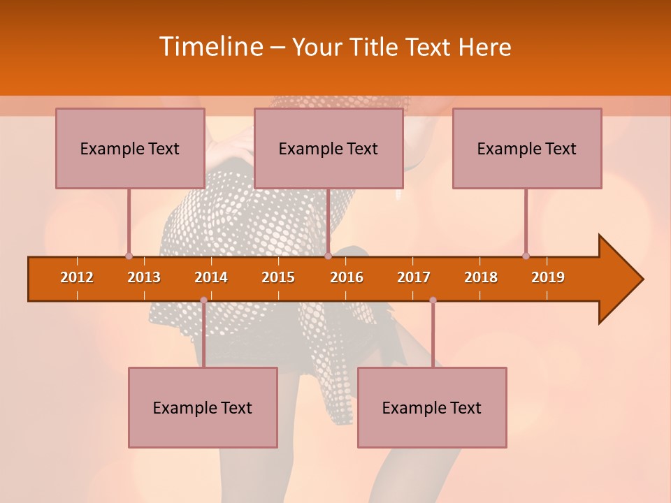 Close Up Expression Fashion PowerPoint Template