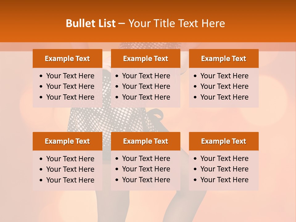 Close Up Expression Fashion PowerPoint Template