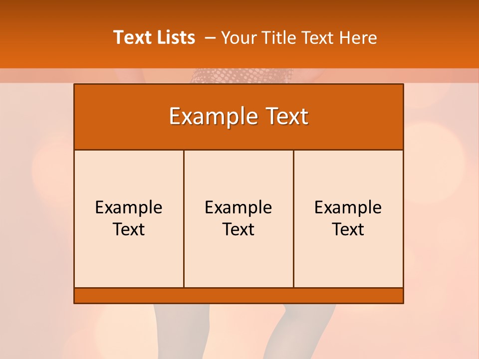Close Up Expression Fashion PowerPoint Template