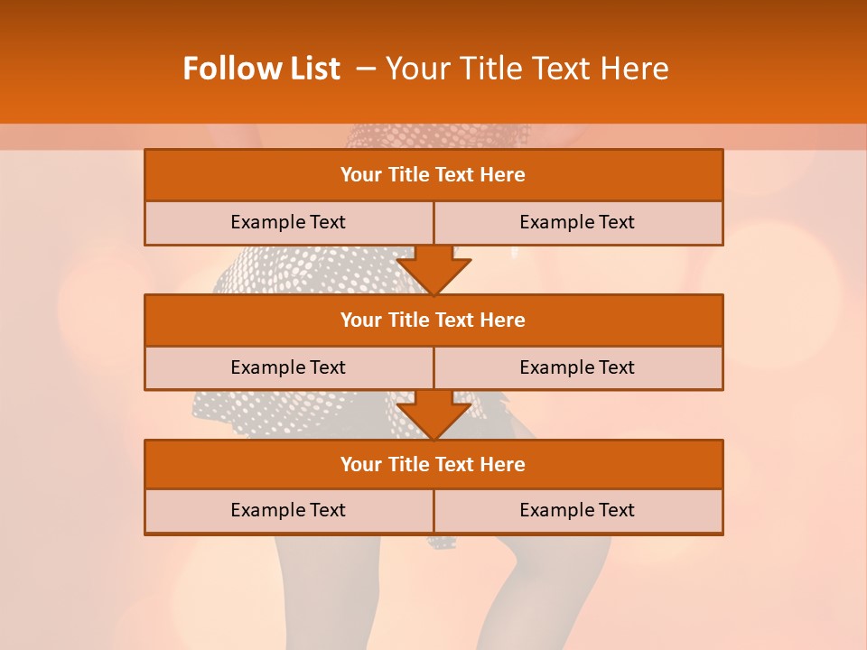 Close Up Expression Fashion PowerPoint Template