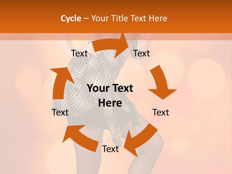 Close Up Expression Fashion PowerPoint Template