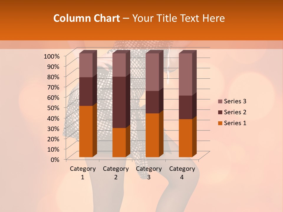 Close Up Expression Fashion PowerPoint Template