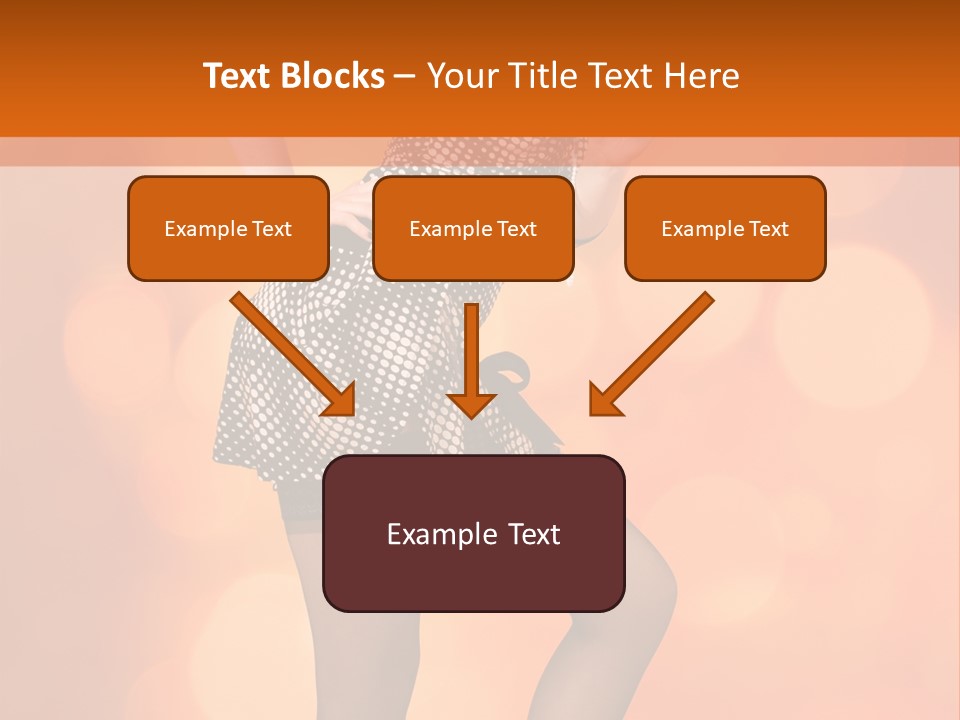 Close Up Expression Fashion PowerPoint Template