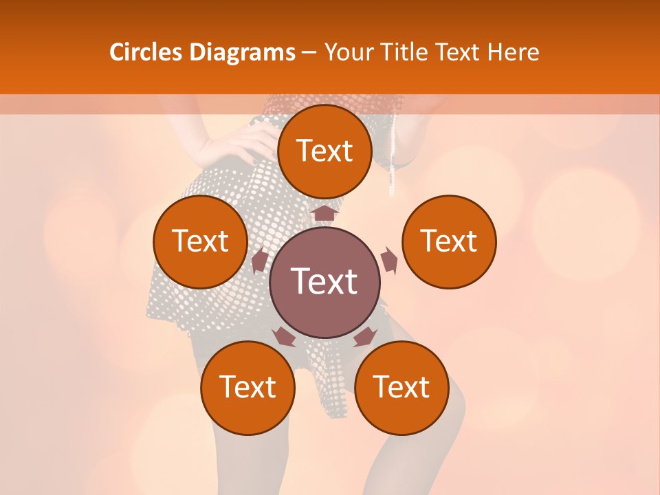 Close Up Expression Fashion PowerPoint Template