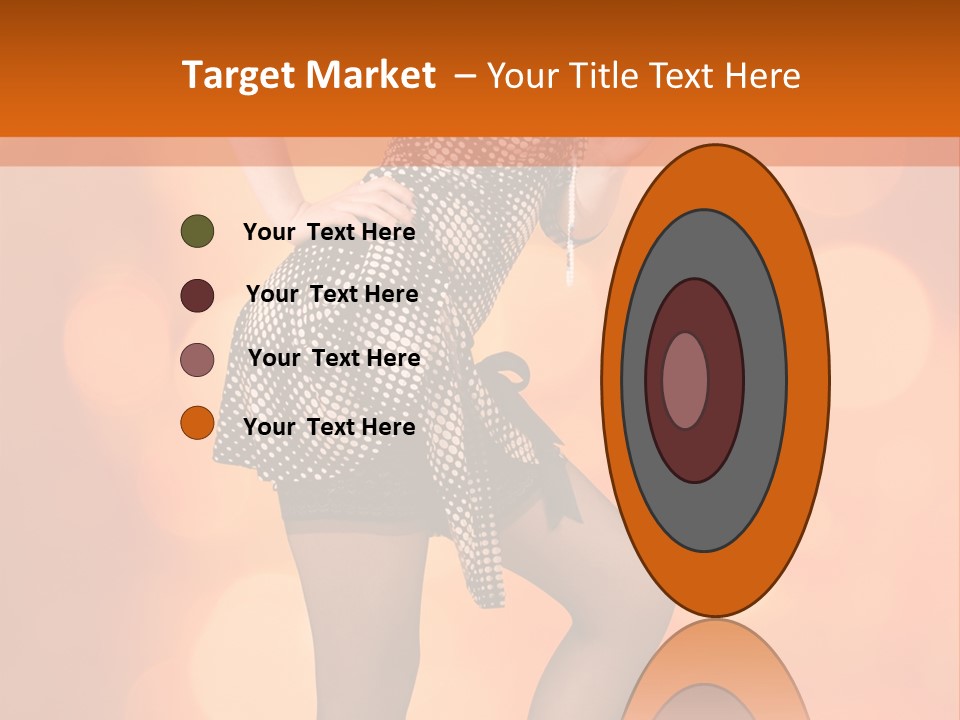 Close Up Expression Fashion PowerPoint Template