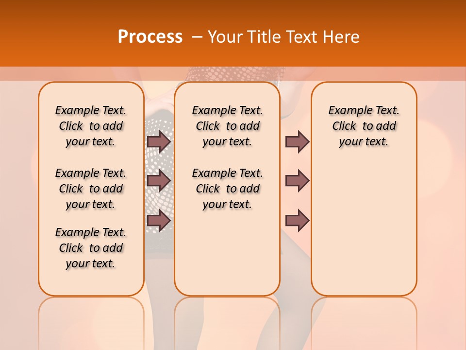 Close Up Expression Fashion PowerPoint Template