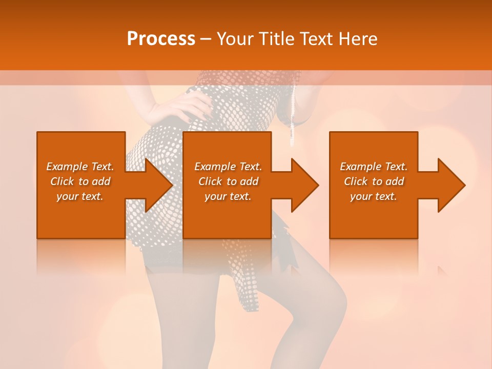 Close Up Expression Fashion PowerPoint Template