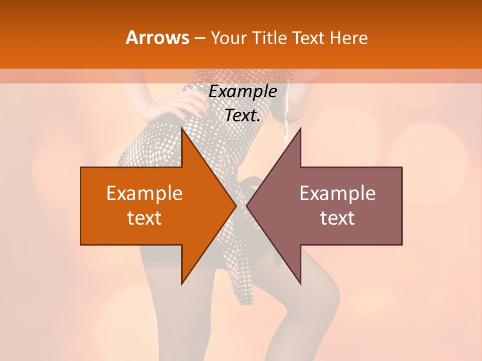 Close Up Expression Fashion PowerPoint Template