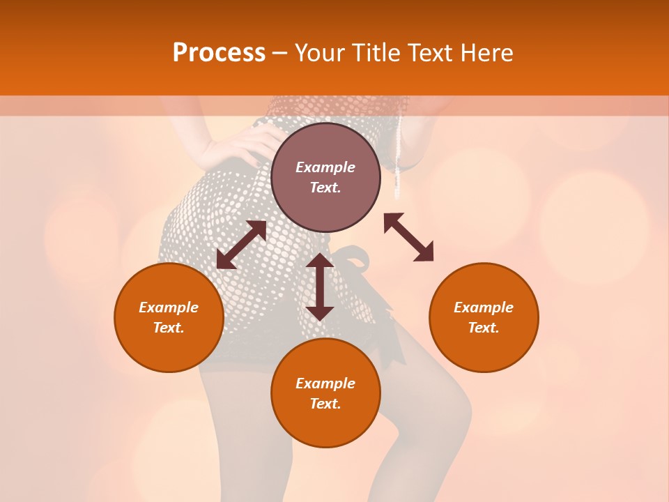 Close Up Expression Fashion PowerPoint Template