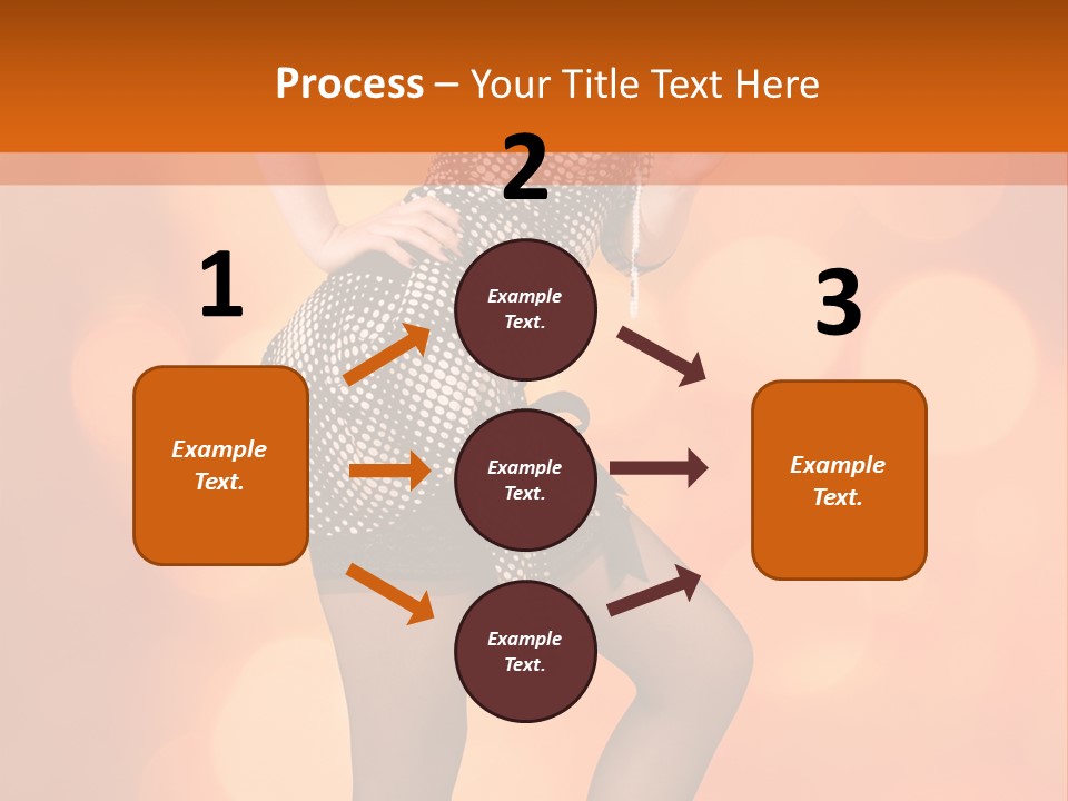 Close Up Expression Fashion PowerPoint Template