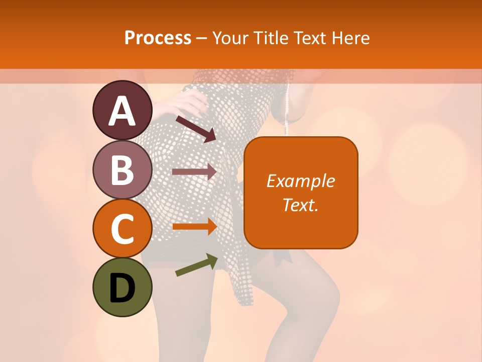 Close Up Expression Fashion PowerPoint Template