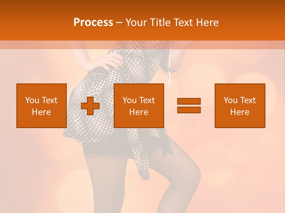 Close Up Expression Fashion PowerPoint Template