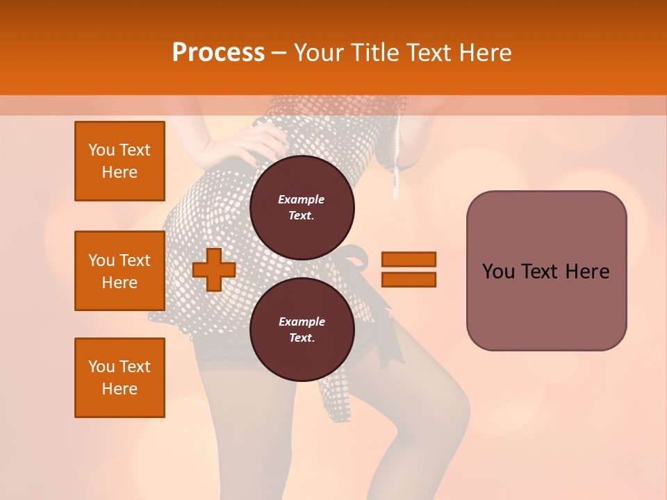 Close Up Expression Fashion PowerPoint Template