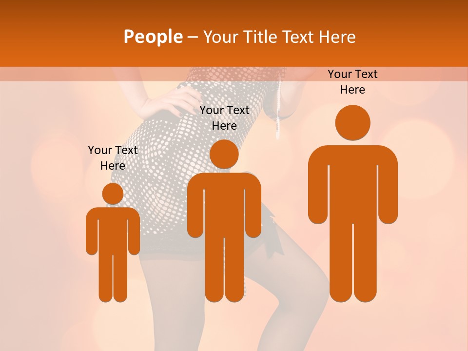 Close Up Expression Fashion PowerPoint Template