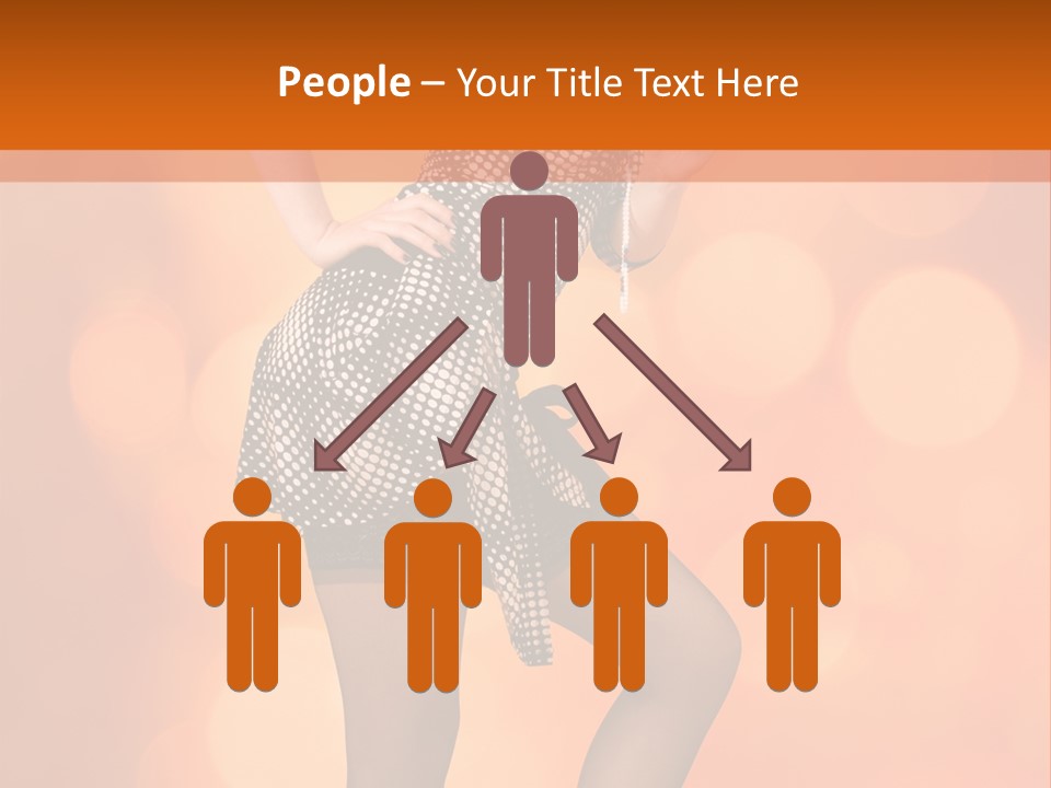 Close Up Expression Fashion PowerPoint Template