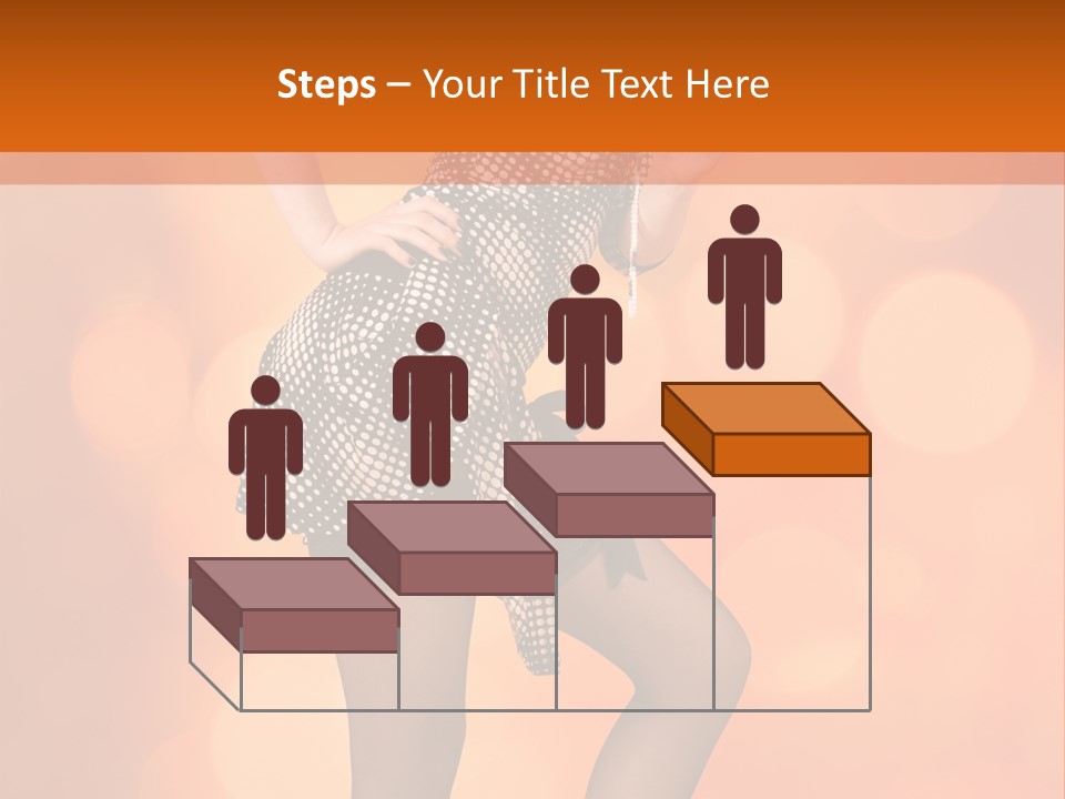 Close Up Expression Fashion PowerPoint Template