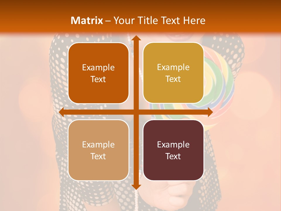 Rainbow Person Dramatic PowerPoint Template