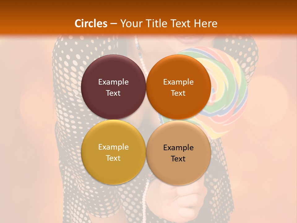 Rainbow Person Dramatic PowerPoint Template