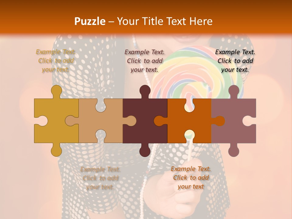 Rainbow Person Dramatic PowerPoint Template