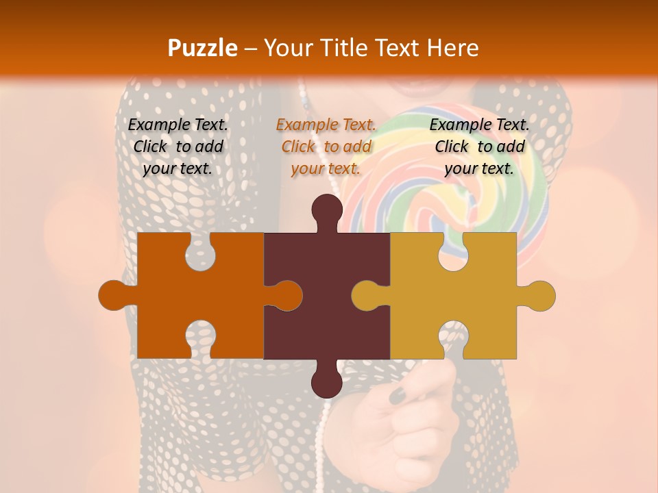 Rainbow Person Dramatic PowerPoint Template