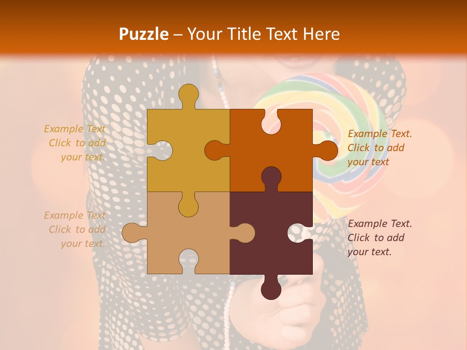 Rainbow Person Dramatic PowerPoint Template