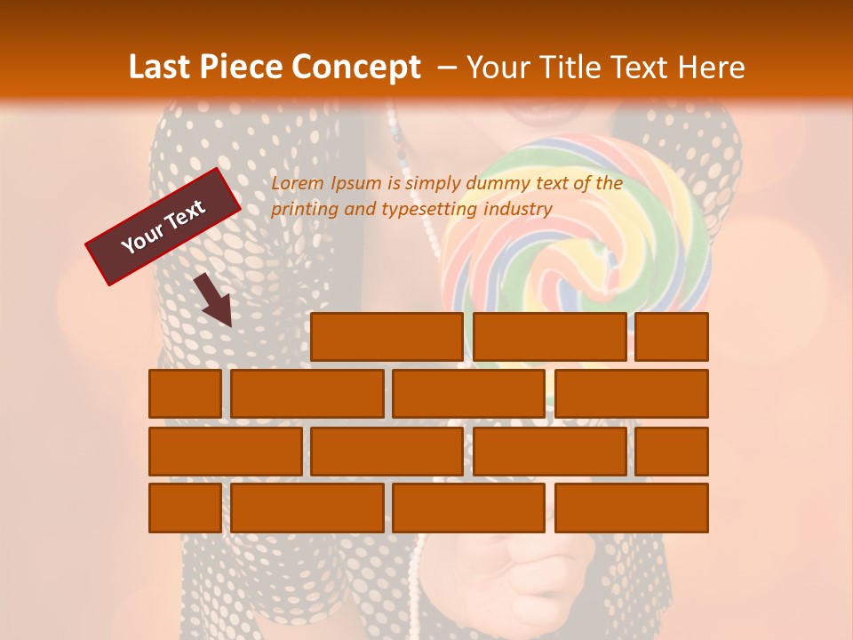 Rainbow Person Dramatic PowerPoint Template