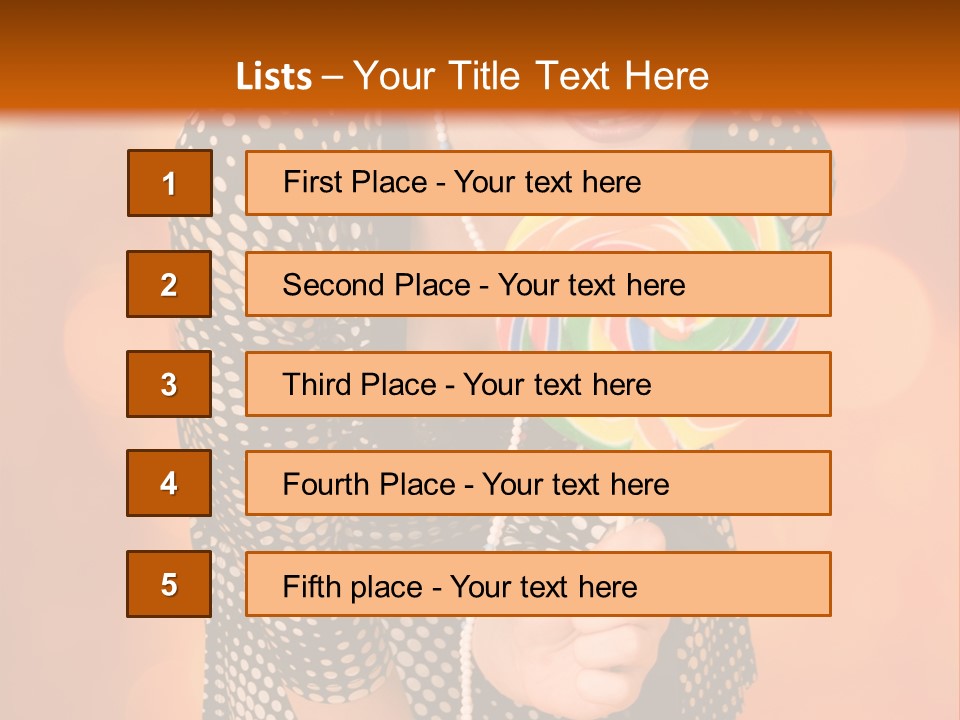 Rainbow Person Dramatic PowerPoint Template