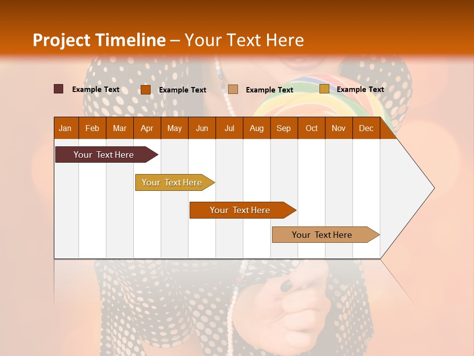 Rainbow Person Dramatic PowerPoint Template