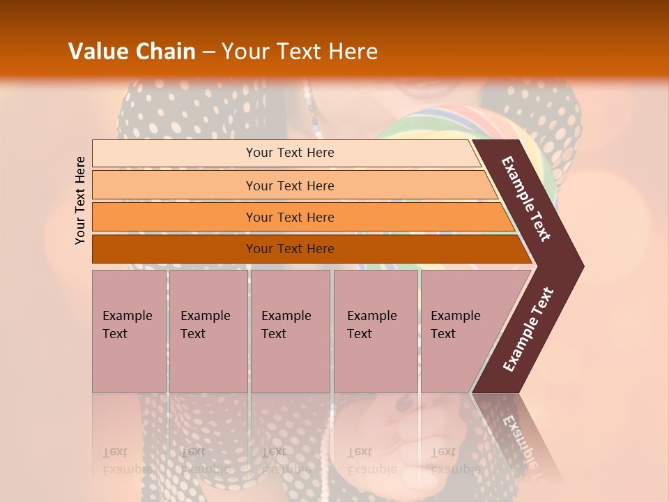 Rainbow Person Dramatic PowerPoint Template