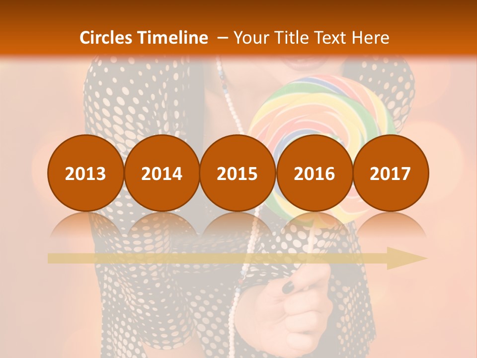 Rainbow Person Dramatic PowerPoint Template