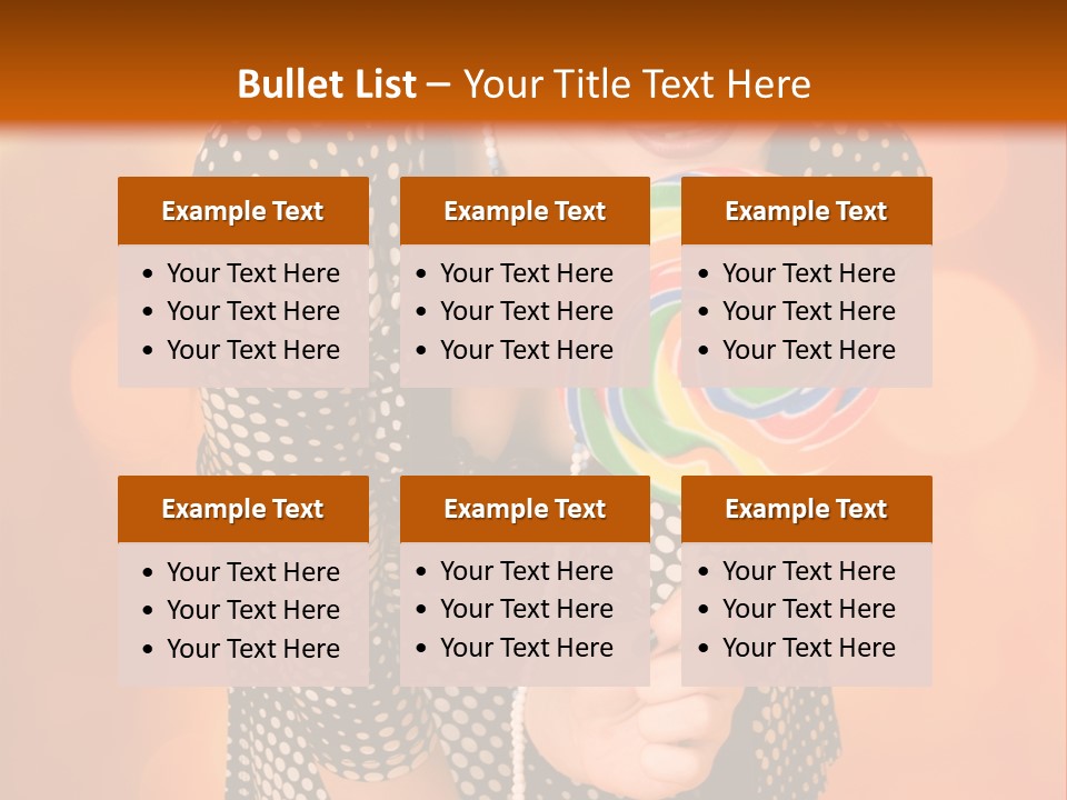 Rainbow Person Dramatic PowerPoint Template