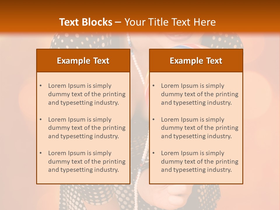 Rainbow Person Dramatic PowerPoint Template