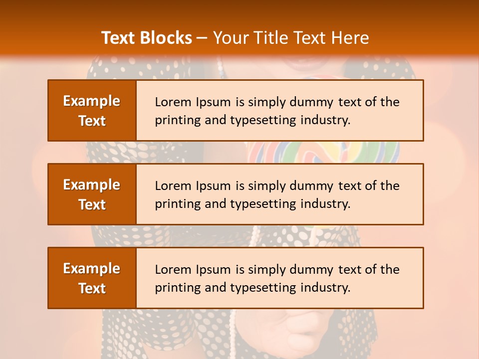 Rainbow Person Dramatic PowerPoint Template