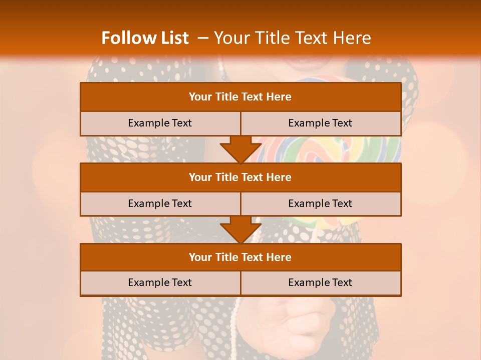 Rainbow Person Dramatic PowerPoint Template