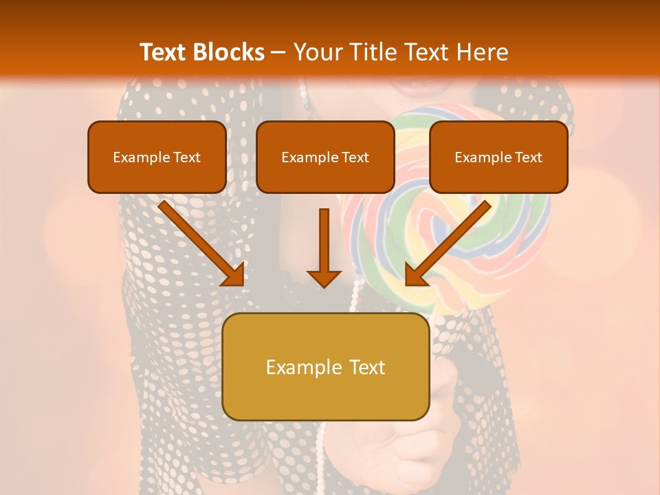 Rainbow Person Dramatic PowerPoint Template