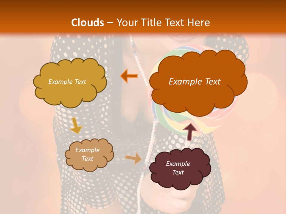 Rainbow Person Dramatic PowerPoint Template