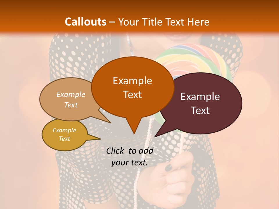 Rainbow Person Dramatic PowerPoint Template