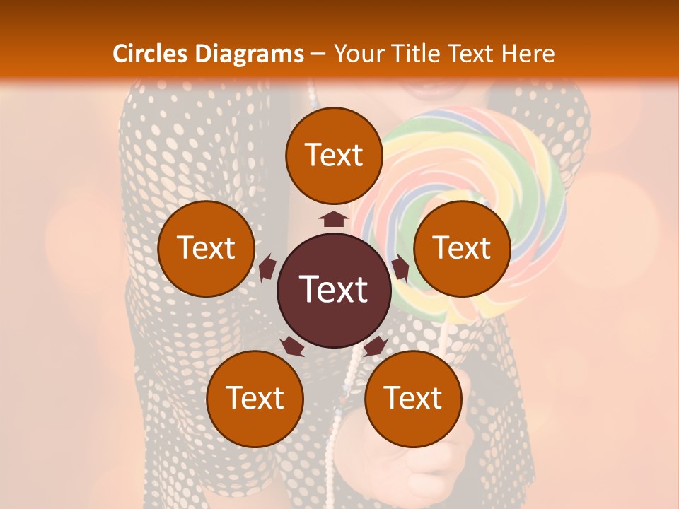 Rainbow Person Dramatic PowerPoint Template