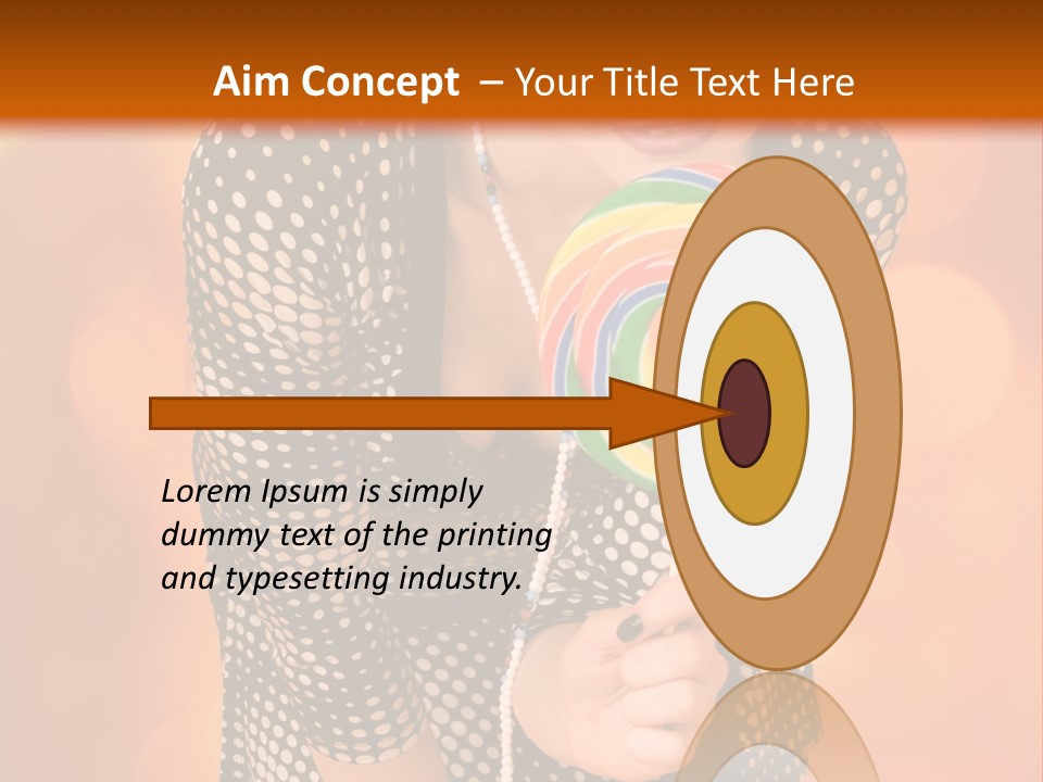 Rainbow Person Dramatic PowerPoint Template