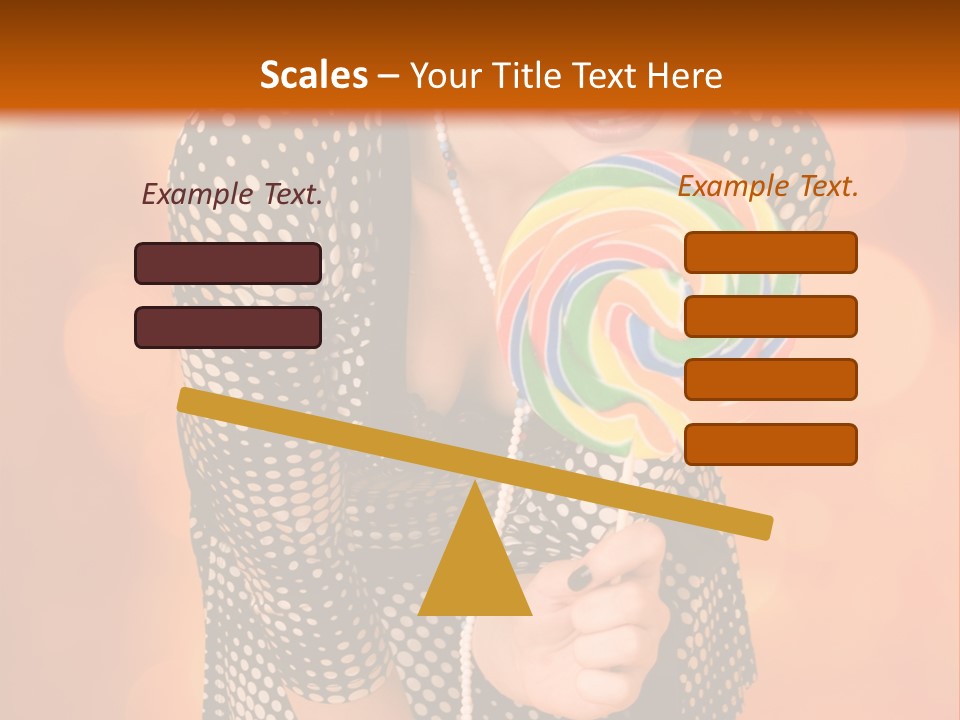 Rainbow Person Dramatic PowerPoint Template