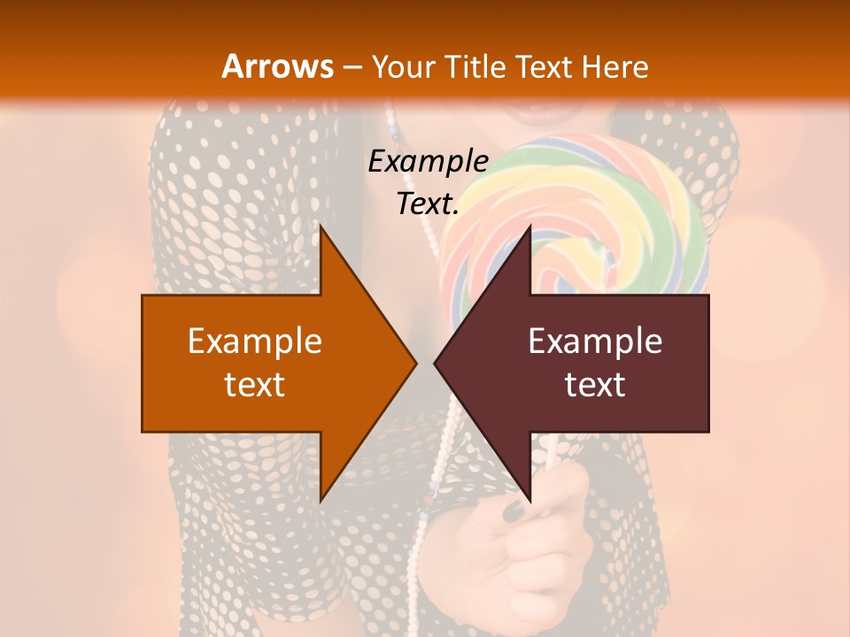 Rainbow Person Dramatic PowerPoint Template