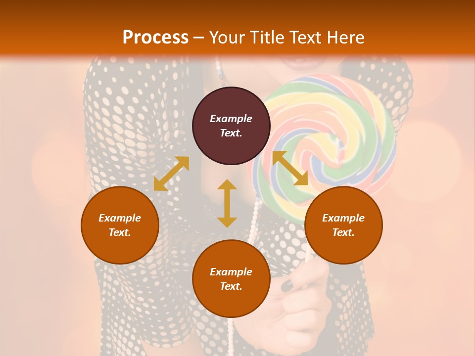 Rainbow Person Dramatic PowerPoint Template