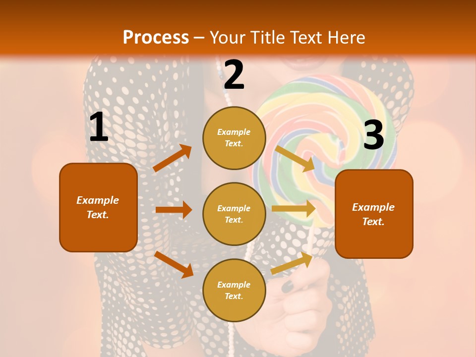 Rainbow Person Dramatic PowerPoint Template