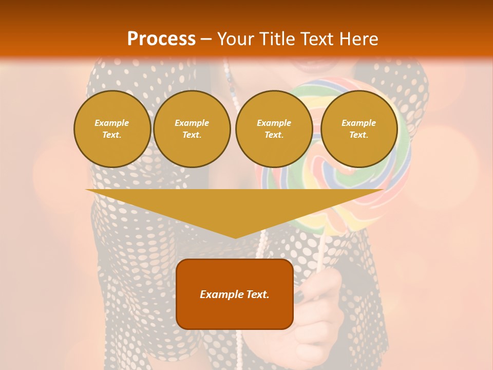 Rainbow Person Dramatic PowerPoint Template